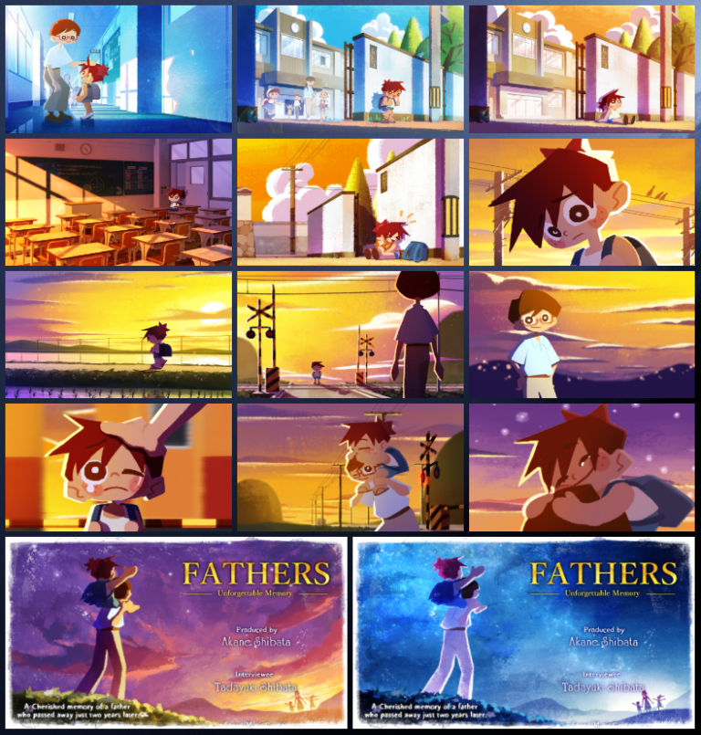 2D Animation “FATHERS” Backgrounds